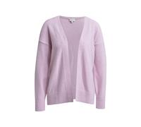 Milano Italy - Open Cardigan with oversized shoulders and 1/1 sleeves soft pink - Gr. - XL