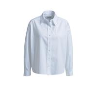 Milano Italy - oversized blouse w/ collar half placket 1/1 sleeve white - Gr. - 42