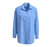 Milano Italy - oversized Blouse w collar + placket + 1/1 sleeve azur print - Gr. - 44