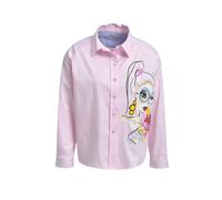 Milano Italy - oversized shirt blouse, 1/1 sleeve rosã© print - Gr. - 40