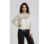 MILANO ITALY - pleated wideleg pants french pockets mocca - Gr. - 36
