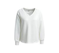 Milano Italy - raglan V-neck sweatshirt 1/1 sleeve offwhite - Gr. - S