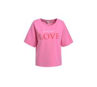 Milano Italy - roundneck sweatshirt 1/2 sleeve w/ AW pink - Gr. - XL