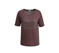 MILANO ITALY - roundneck t-shirt w/ AW 1/4 sleeve vino - Gr. - M