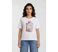 Milano Italy Rundhalsshirt aus Baumwolle (61098333-S) weiß