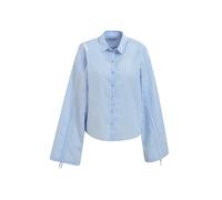 Milano Italy - shirt blouse gathered 1/1 sleeve ocean print - Gr. - 34