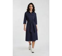 Milano Italy - shirtdress 3/4 sleeve chest pocket navy - Gr. - 36