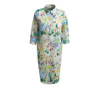 Milano Italy - shirtdress, 3/4 sleeve light blue print - Gr. - 36