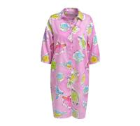 MILANO ITALY - shirtdress, gathered at back yoke, 3/4 sleeve orchid print - Gr. - 44