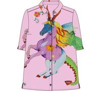 Milano Italy - Shrt Blouse with 1/2 sleeves orchid print - Gr. - 46