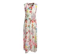 Milano Italy - sleeveless roundneck mididress sand print - Gr. - 34