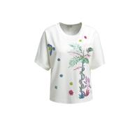 sleeveless roundneck sweatshirt + AW Weiß S