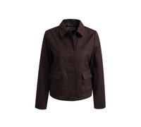 Milano Italy - Suede jacket with patch pocket 1/1 sleeve mocca - Gr. - 44