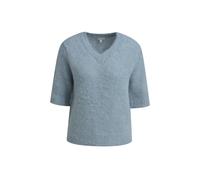 Milano Italy - v-neck pullover 1/2 sleeve cornflower blue - Gr. - M