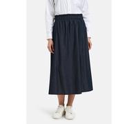 Milano Italy - wide skirt w elastic waist and dividing seams dark denim - Gr. - 38