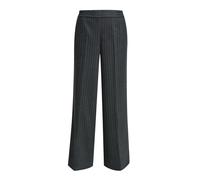 Milano Italy - wideleg pants elastic waist french pockets anthracite print - Gr. - 38