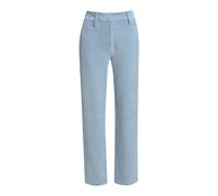 Milano Italy - wideleg pants french pockets, elastic waist at back cornflower blue - Gr. - 38