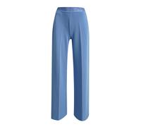 Milano Italy - wideleg pants w elastic waistband french pocket cornflower blue - Gr. - M