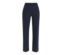 Stoffhose MILANO ITALY, Damen, Gr. XL, Normalgrößen, blau, Material: 60% Viskose, 35% Polyamid, 5% Elasthan, unifarben, regular fit lang, Hosen Stoffhose, mit Elastikbund (96657031-XL) blau