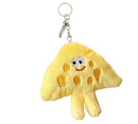 Milchbrot-Plüsch-Anhänger - Kawaii-Lebensmittelform, Weiche Puppe, Schlüsselanhänger, Ornament, Entzückendes Mini-Sammelspielzeug | Plüschkissen-, Langlebige Nähte, Dekoration Für Handtaschen-Re