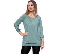 Milchshake AMELIE Umstands-& Stillbluse (Print) mint / Pünktchen XXL