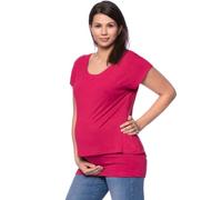 Milchshake APRIL Zweilagiges Umstands- und Stillshirt aus TENCEL Modal fuchsia XL