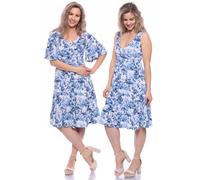 Milchshake KAYA & KAYO 2tlg. VARIO-SET Umstands-& Stillkleid (Clivia) aus TENCEL Jersey Clivia (mehrfarbig) XXL