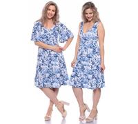 Milchshake KAYA & KAYO 2tlg. VARIO-SET Umstands-& Stillkleid (Clivia) aus TENCEL Jersey Clivia (mehrfarbig) XS