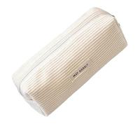 Milchweiß Mäppchen,Aesthetic Etui,Mäppchen Cord-Stoff,Schüttelpenal,Federtasche,Stiftetasche,Supplies Stiftemappechen,Schulmäppchen Federmappe,Schulsachen,für Schule,Teenager,Back To School Clean Girl