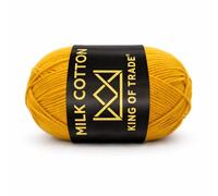 Milchwolle Milchbaumwolle Milchgarn Häkeln Stricken 100m 50g 1 Stück Gold