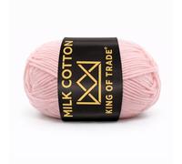 Milchwolle Milchbaumwolle Milchgarn Häkeln Stricken 100m 50g 1 Stück Hell-Rosa