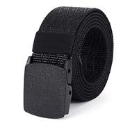 Mile High Life | Nylon-Webgürtel | Outdoor Militärgürtel | Passend zugeschnitten Größe bis zu 1,32 m | Breite 3,8 cm | TSA Frei Kunststoffschnalle