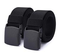 Mile High Life | Nylon-Webgürtel | Outdoor Militärgürtel | Passend zugeschnitten Größe bis zu 1,32 m | Breite 3,8 cm | TSA Frei Kunststoffschnalle