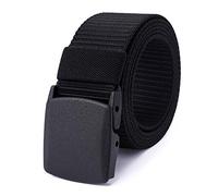 Mile High Life | Nylon-Webgürtel | Outdoor Militärgürtel | Passend zugeschnitten Größe bis zu 1,32 m | Breite 3,8 cm | TSA Frei Kunststoffschnalle