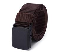 Mile High Life | Nylon-Webgürtel | Outdoor Sportlich | Passend zugeschnitten Größe bis zu 1,32 m | Breite 3,8 cm | TSA Frei Kunststoffschnalle