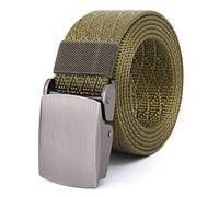 Mile High Life | Nylon-Webgürtel | Outdoor Sportlich | Passend zugeschnitten Größe bis zu 1,32 m | Breite 3,8 cm | TSA Frei Kunststoffschnalle