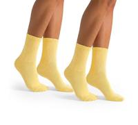MILENA Damen Gerippte Socken - Weiche Baumwoll Crew Socken für Damen & Mädchen Atmungsaktive Freizeit Alltagssocken Erhältlich als Einzelpaar & 2er Pack EU 37-41 / UK 4-7