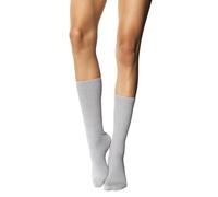 MILENA Weiche Socken Damen & Herren - Diabetikersocken - Atmungsaktiv, Antibakteriell, Elastisch, Pflegeleicht - Ideal für Empfindliche Füße, Unisex - Perfekte Passform und Komfort, hellgrau (41-43)