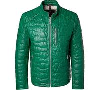MILESTONE Anzio with Punch Herren Lederjacke (48, Grün)