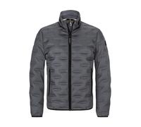 MILESTONE Daunenjacke Herren Stehkragen Mikrofaser grau, 52 (L)