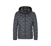 MILESTONE Daunenjacke Herren Stehkragen Mikrofaser grau, 54 (XL)