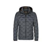 MILESTONE Daunenjacke Herren Stehkragen Mikrofaser grau, 58 (3XL)