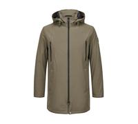 MILESTONE Funktionsparka Herren Stehkragen Mikrofaser grün, 58 (3XL)