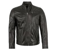 MILESTONE - Herren Echtleder Lederjacke Lammnappa schwarz Größe 50