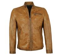 Milestone - Herren Lederjacke Lammnappa hell-cognac : 26