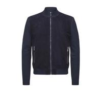 MILESTONE Hybrid Jacke Herren Stehkragen Ziegenvelours blau, 56 (XXL)