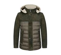 MILESTONE Jacke Herren Ziegenvelours grün, 50 (M)