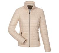 MILESTONE Jalen Damen Lederjacke in Stepp Optik (38, Creme)