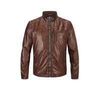 MILESTONE Lederjacke Herren Lammnappa braun, 64 (4XL)