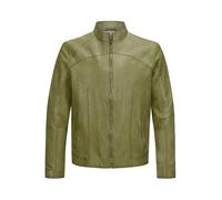 Milestone - Herren Lederjacke Lammnappa grün : 54